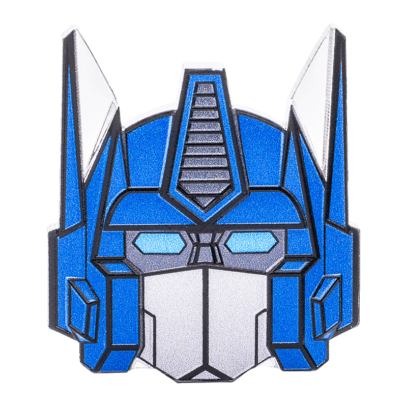 Image for 1 oz Transformers Head - Optimus Prime Silver Coin (2024) from TD Precious Metals